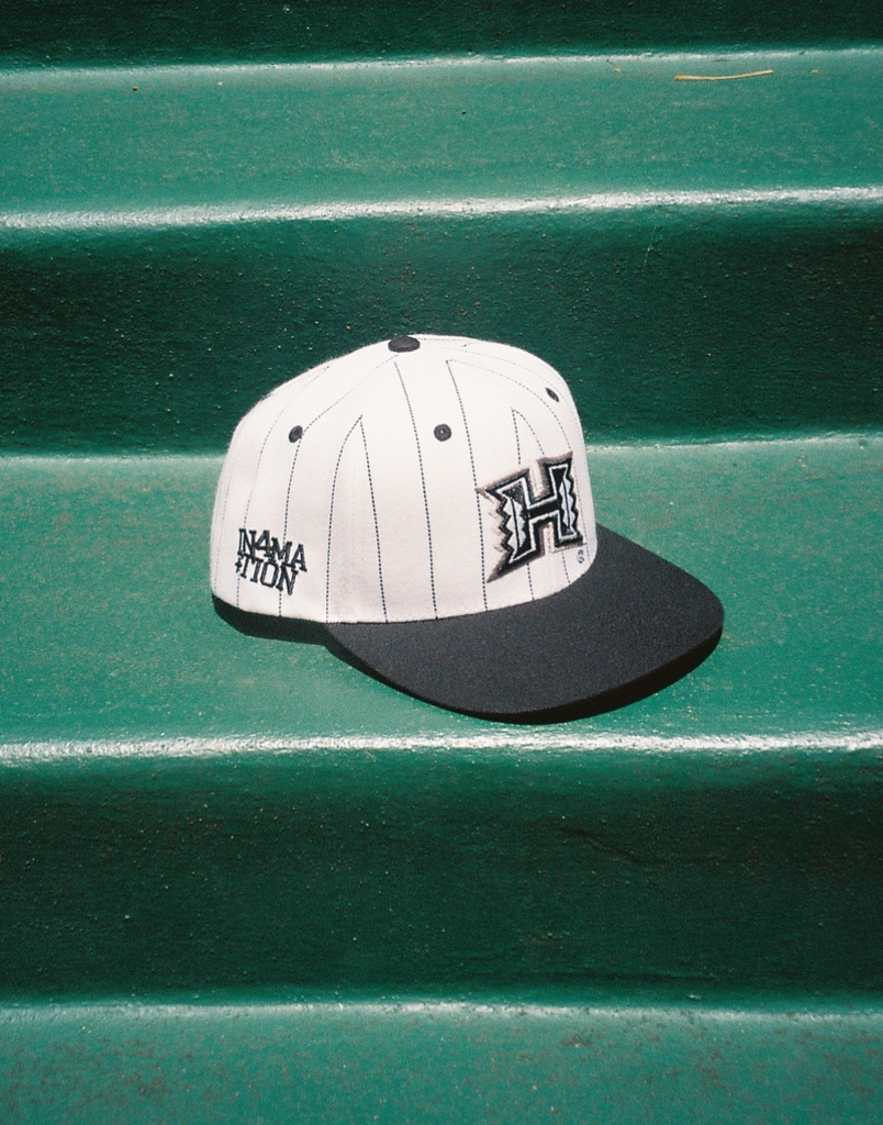 farmers market Hawaii in4mation コラボ　キャップ University of Hawai'i x In4mation Pinstripe Collection – IN4MATION