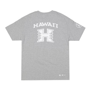UH H LOGO WHITE OUT TEE