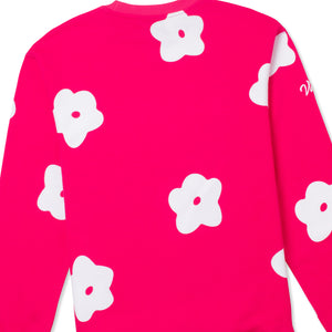 FLOWER PATCH CREWNECK SWEATSHIRT B3893