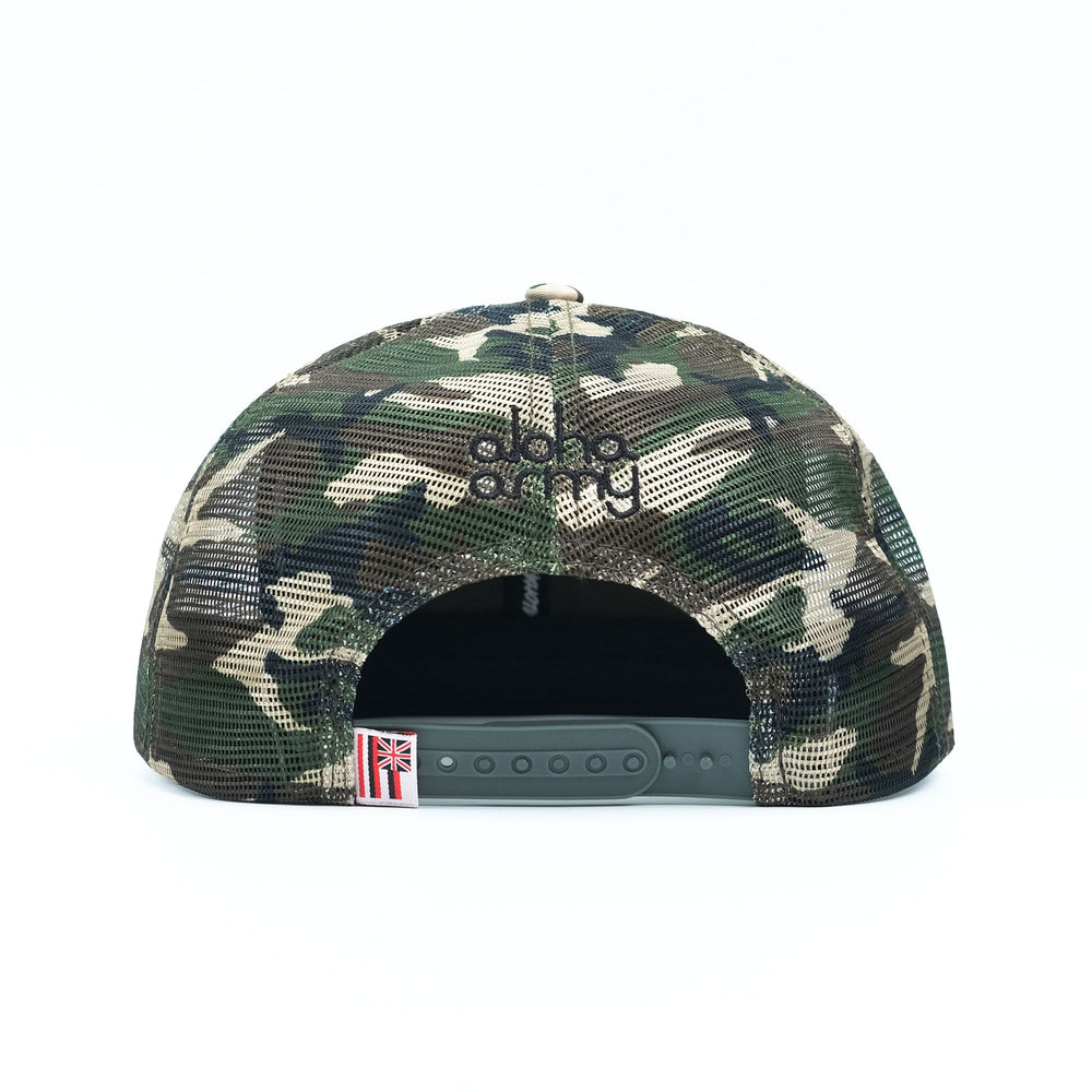 ALOHA CAMO TRUCKER