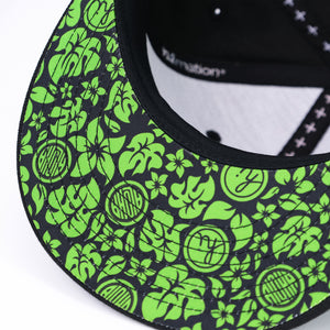 AS X IN4M ALOHA DOT SNAPBACK