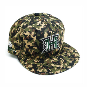UH DIGI CAMO H LOGO SNAPBACK
