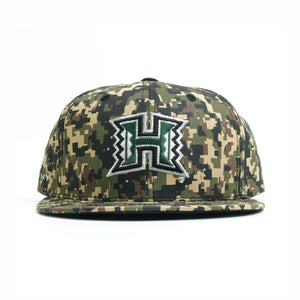 UH DIGI CAMO H LOGO SNAPBACK