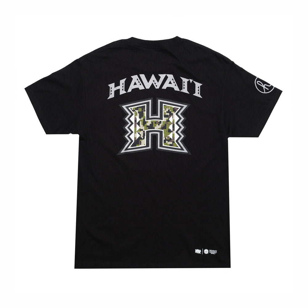 UH DIGI CAMO H LOGO TEE