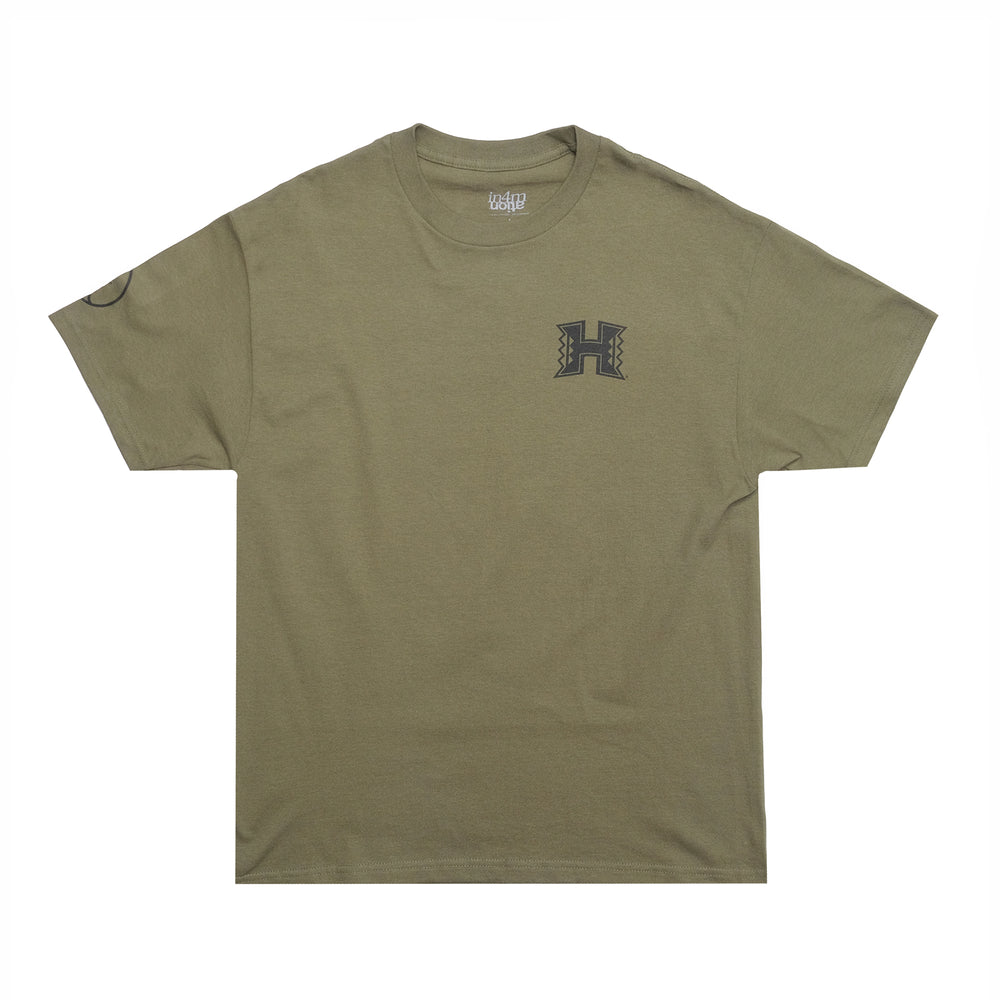 UH DIGI CAMO H LOGO TEE