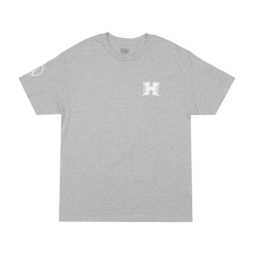 UH H LOGO WHITE OUT TEE