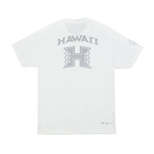 UH H LOGO WHITE OUT TEE