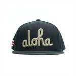 ALOHA OUTLINE SCRIPT SNAPBACK