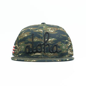 ALOHA SCRIPT TIGER SNAPBACK