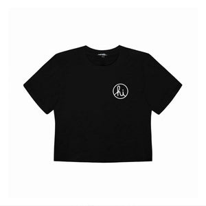 WOMENS CIRCLE HI CROP TOP