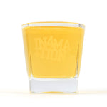 COLLEGE HAWAII ETCHED WHISKEY GLASS