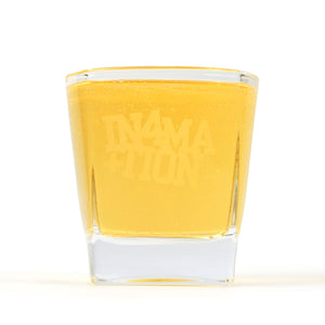 COLLEGE HAWAII ETCHED WHISKEY GLASS
