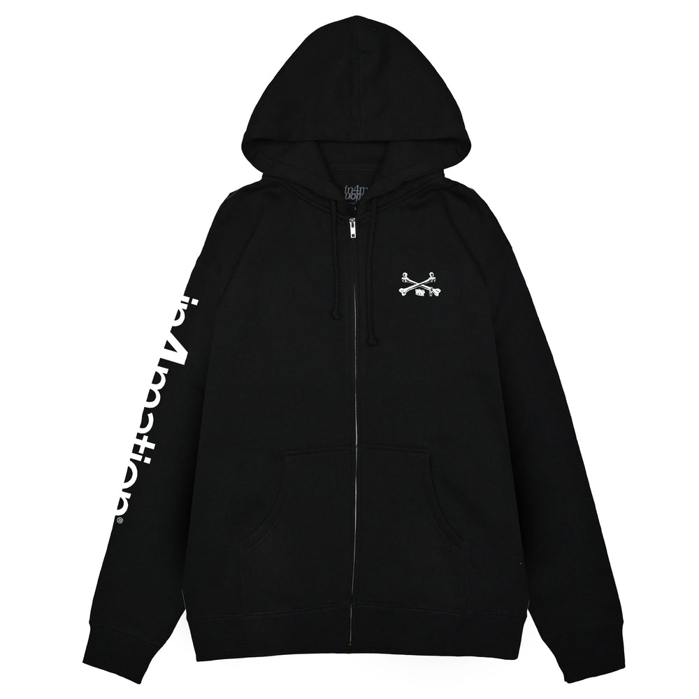 CROSSBONES 2 ZIP UP HOODIE