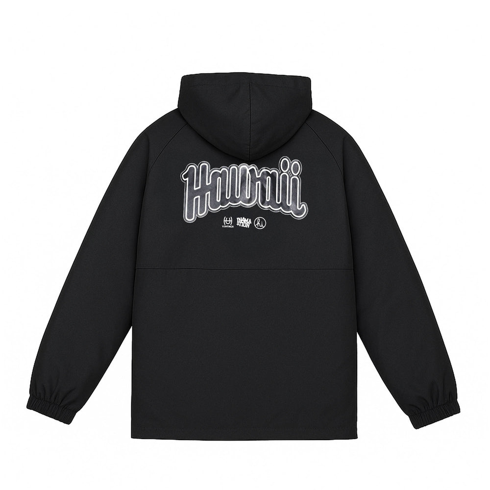NOIR VINTAGE HAWAII PULLOVER WINDBREAKER