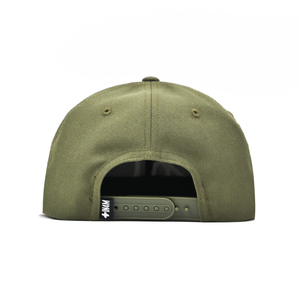 OLIVE HI SCRIPT SNAPBACK