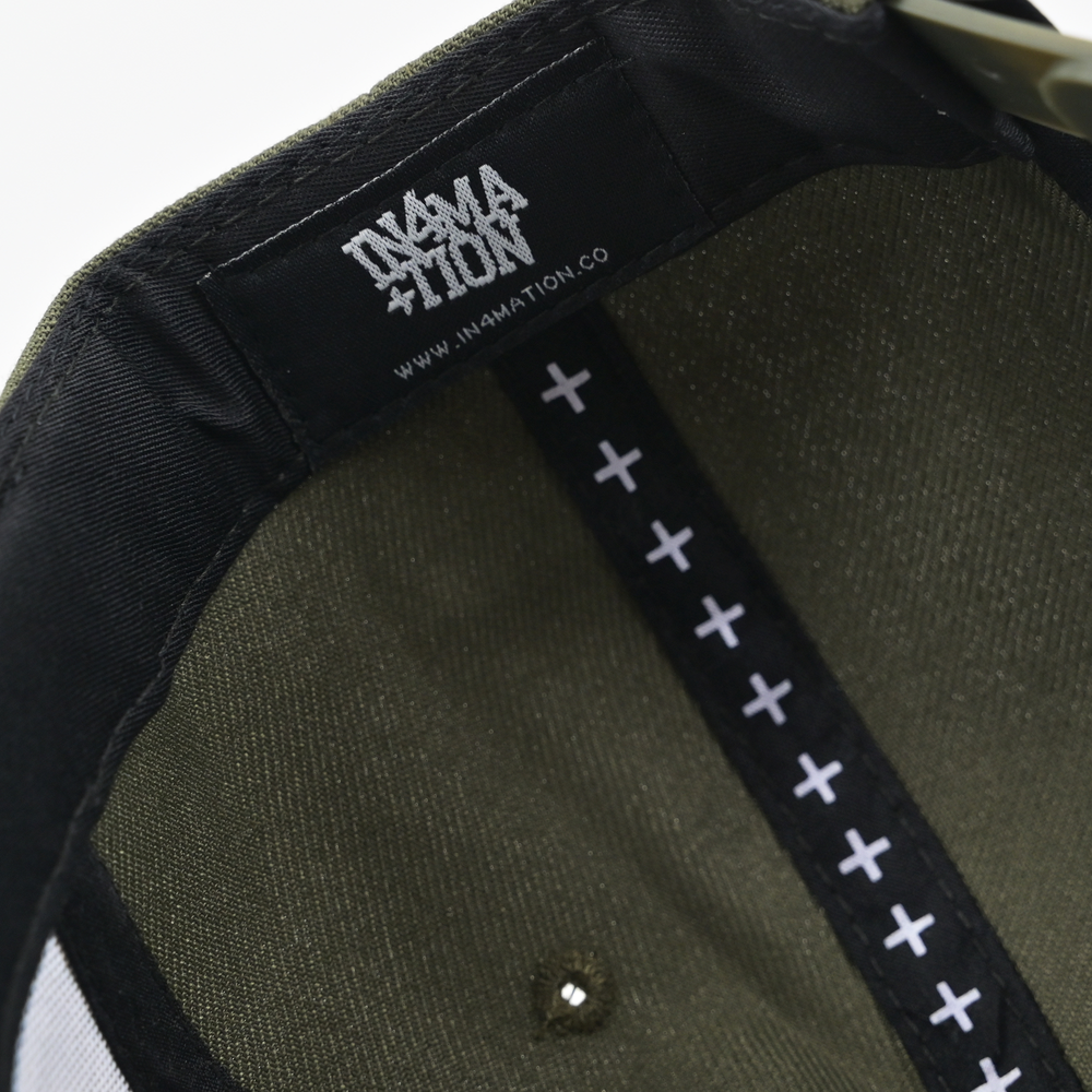 OLIVE HI SCRIPT SNAPBACK