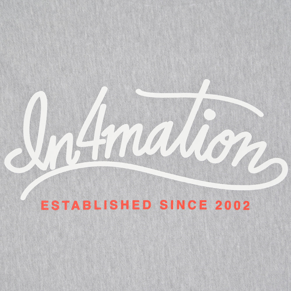 CURSIVE SCRIPT CREWNECK SWEATER