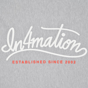 CURSIVE SCRIPT CREWNECK SWEATER