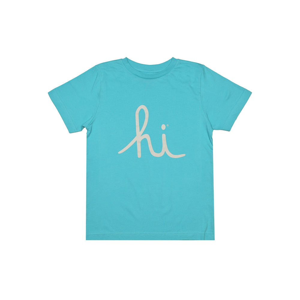 KIDS HI SCRIPT TEE