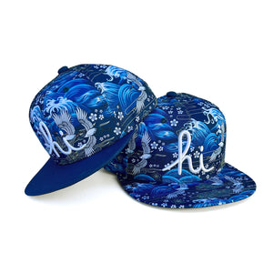 F.O.T.M. WAVE AND CRANES SNAPBACK