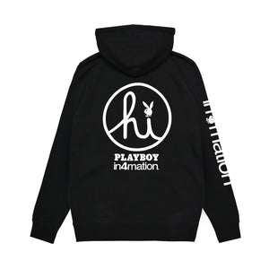 CIRCLE HI PLAYBOY LOCKUP ZIP HOODIE