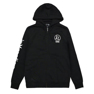 CIRCLE HI PLAYBOY LOCKUP ZIP HOODIE