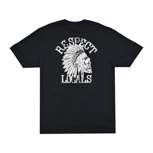 RESPECT LOCALS SKULL TEE
