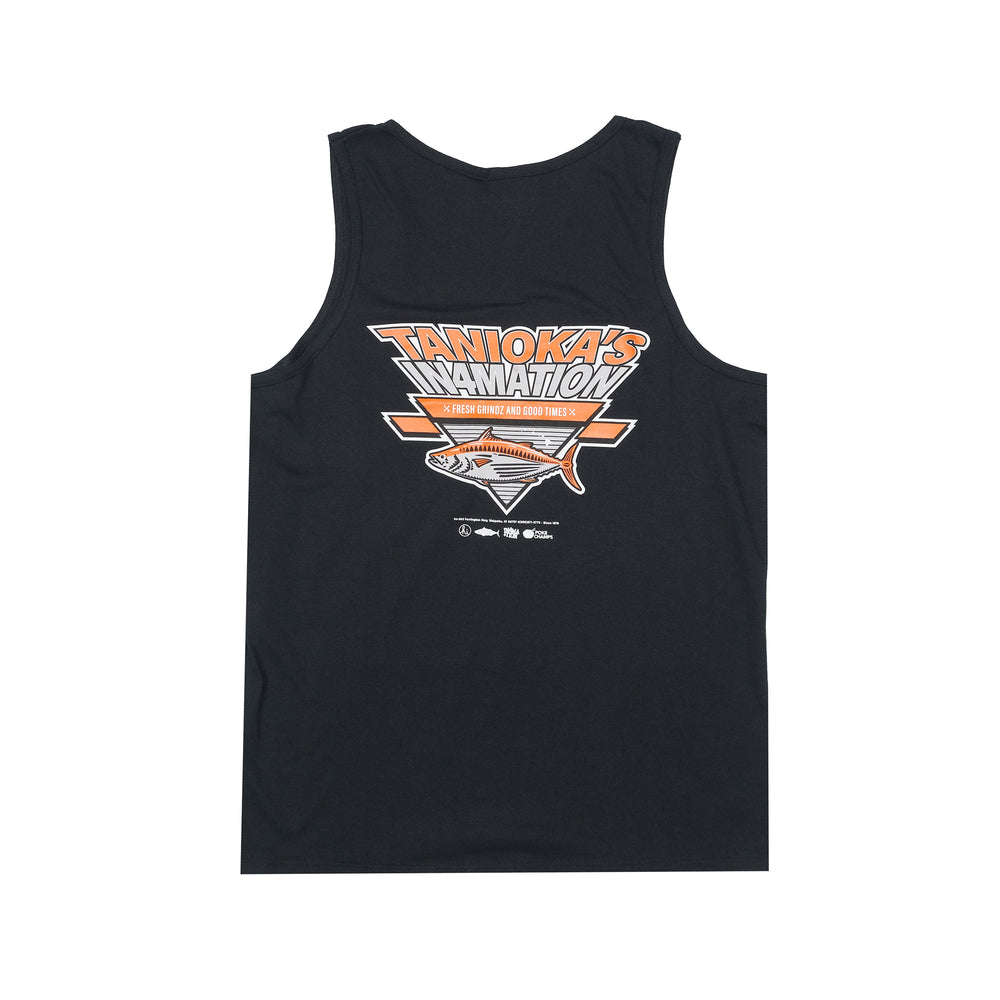 TANIOKAS X IN4MATION LOCKUP LOGO TANK