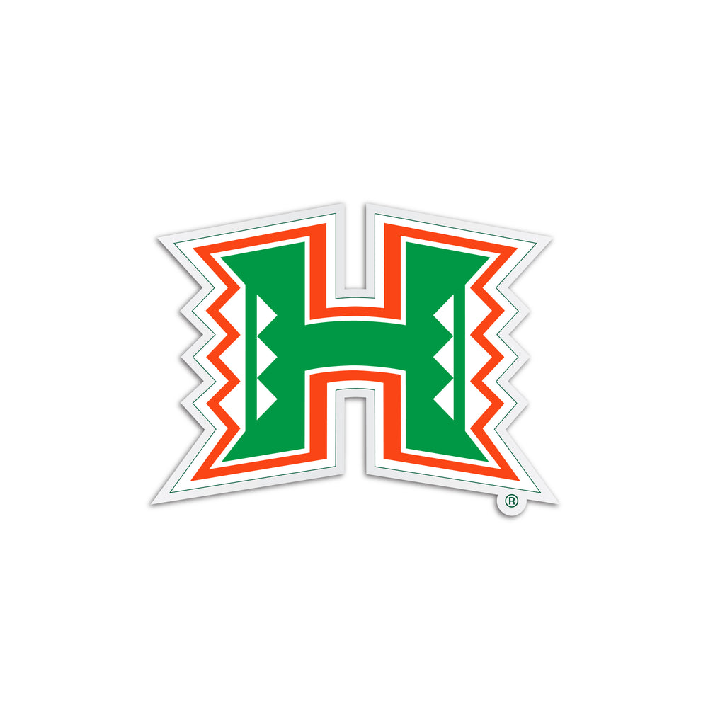 H LOGO MYLAR STICKER