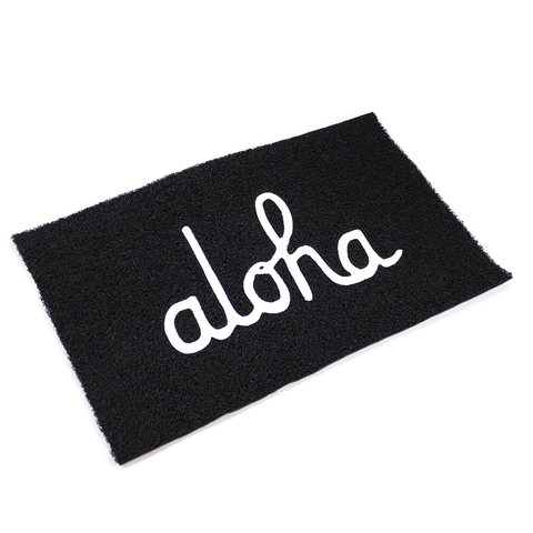 ALOHA SCRIPT WELCOME MAT