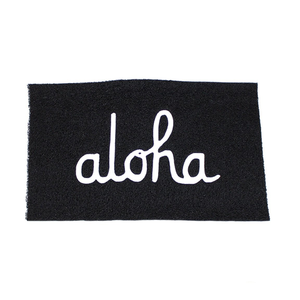 ALOHA SCRIPT WELCOME MAT