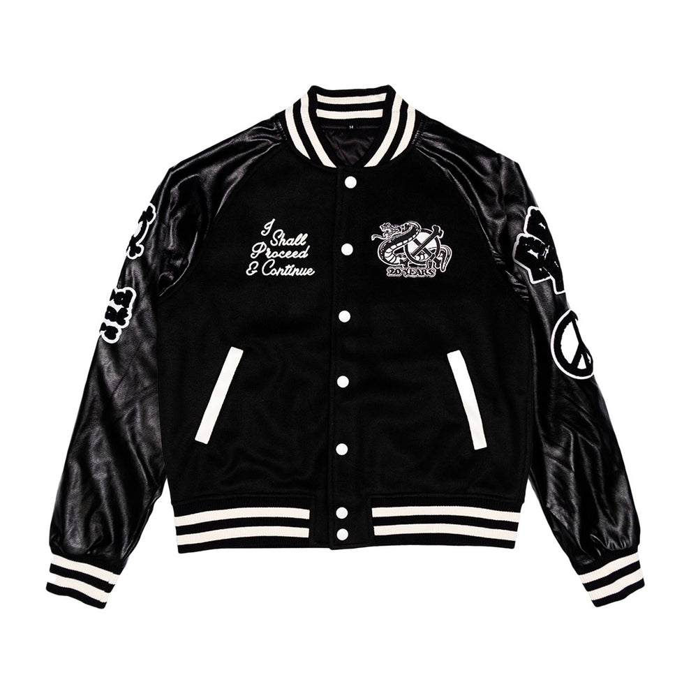 20TH ANNIVERSARY FYI LETTERMAN JACKET