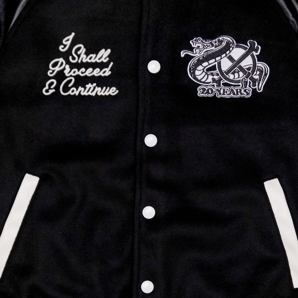 20TH ANNIVERSARY FYI LETTERMAN JACKET