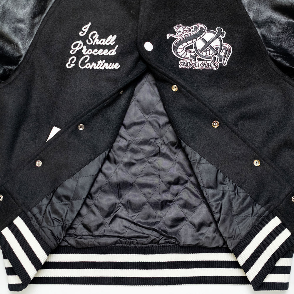 20TH ANNIVERSARY FYI LETTERMAN JACKET