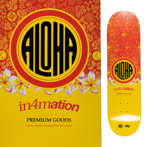 ALOHA SHOYU x IN4MATION SKATEBOARD DECK