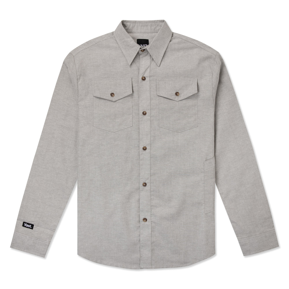 RIBBED CHAMBRAY SHIRT B3912