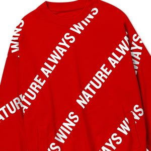 NAW PRINT CREWNECK SWEATER B3967
