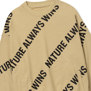 NAW PRINT CREWNECK SWEATER B3967