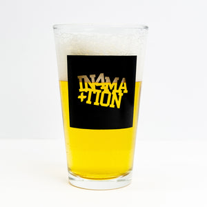 COLLEGE BOX LOGO PINT GLASS