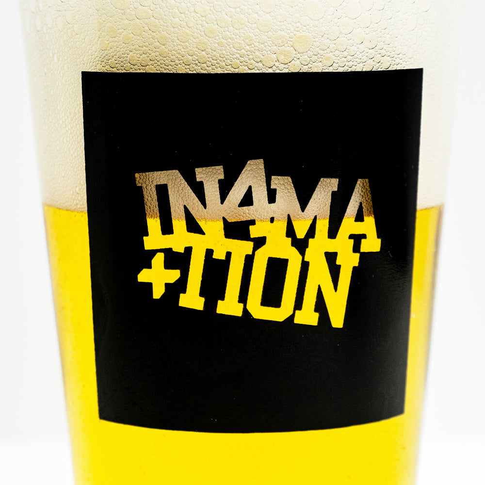 COLLEGE BOX LOGO PINT GLASS