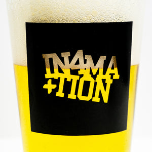 COLLEGE BOX LOGO PINT GLASS