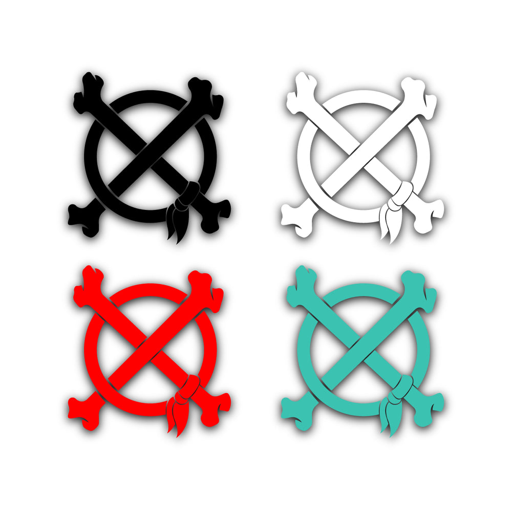 Crossbones Sticker Stickers – IN4MATION Store