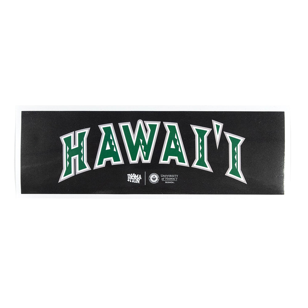 UH HAWAII BUMPER STICKER