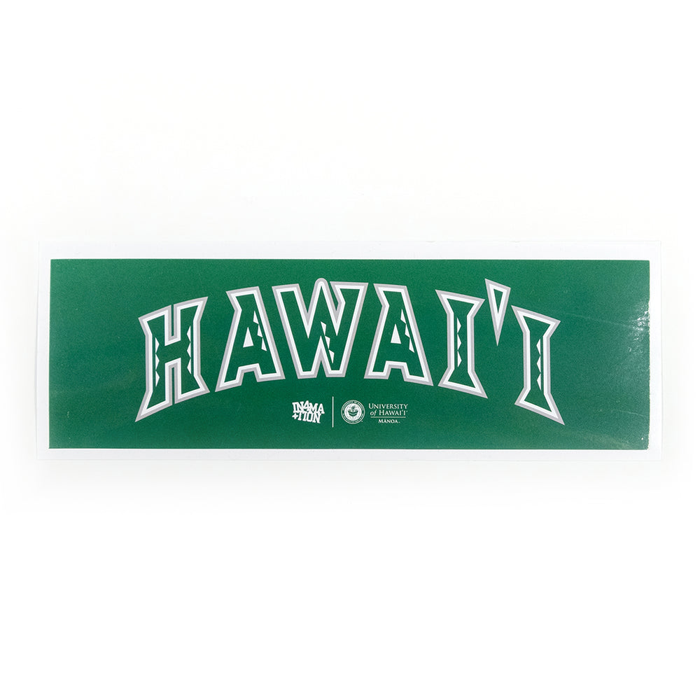 UH HAWAII BUMPER STICKER