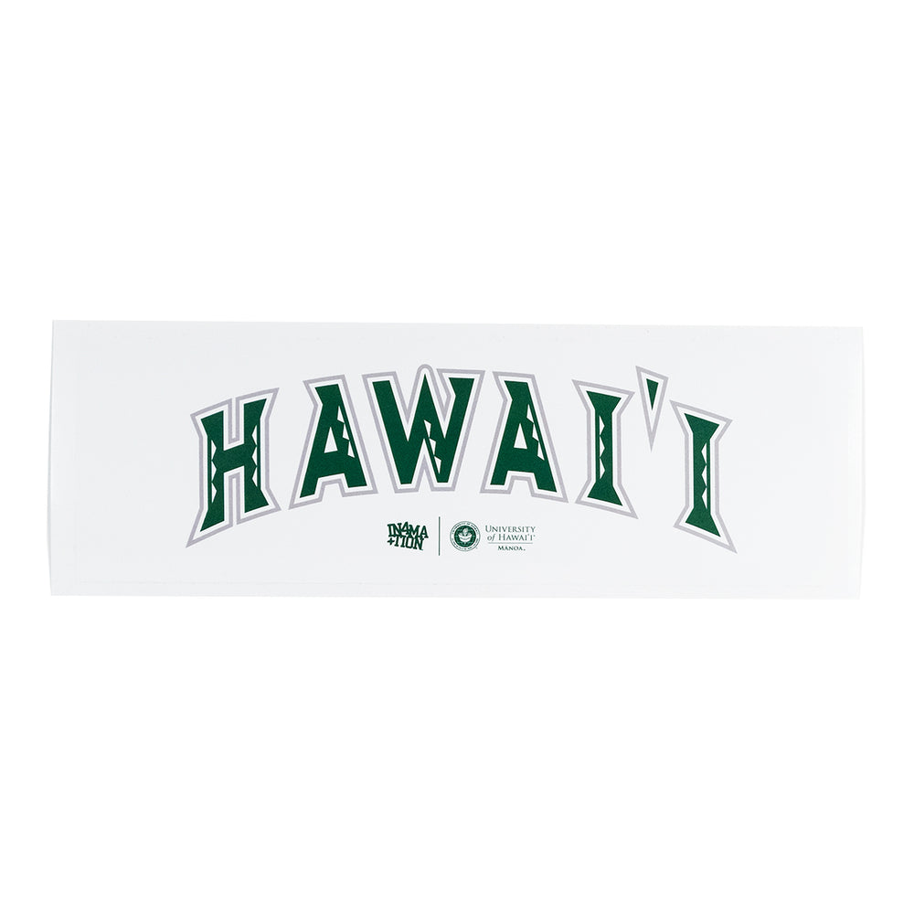 UH HAWAII BUMPER STICKER