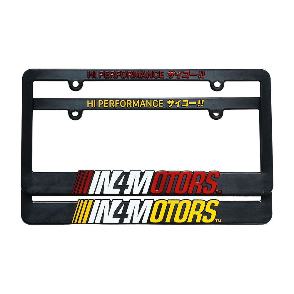 IN4MOTORS HI PERFORMANCE LICENSE PLATE FRAME – IN4MATION Store