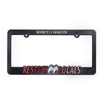 RESPECT LOCALS LICENSE PLATE FRAME