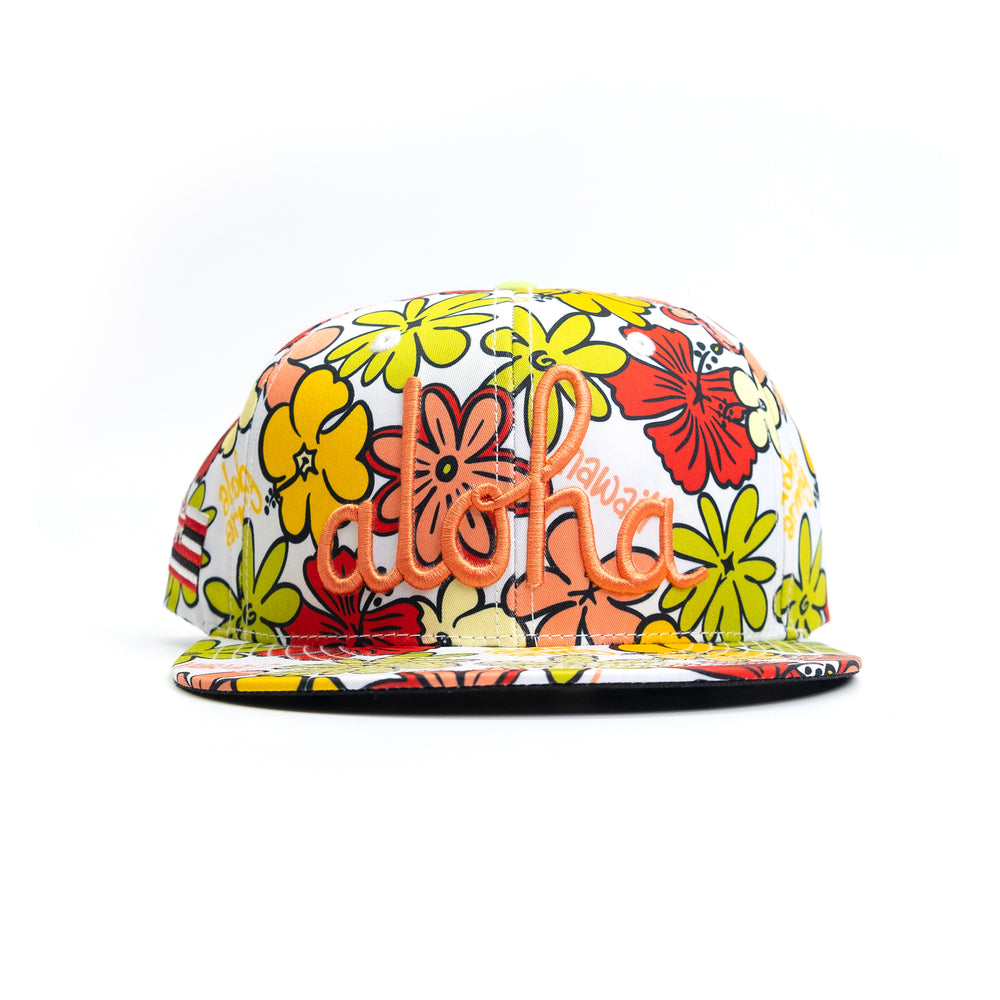 KIDS KANA FLORAL SNAPBACK
